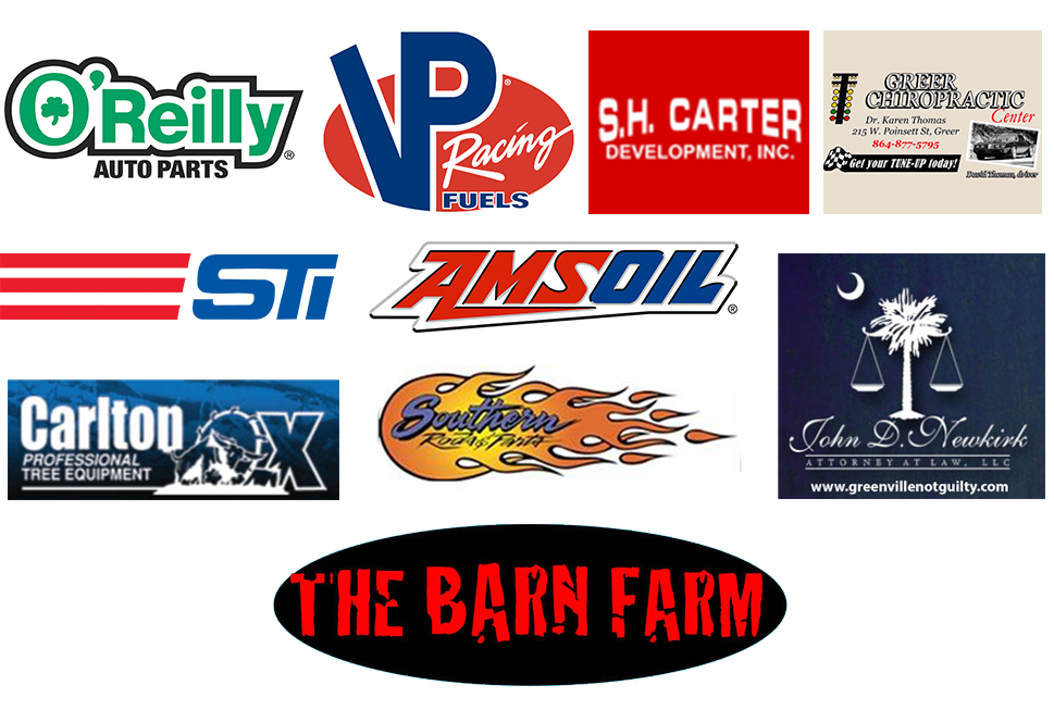Greer Dragway Sponsors