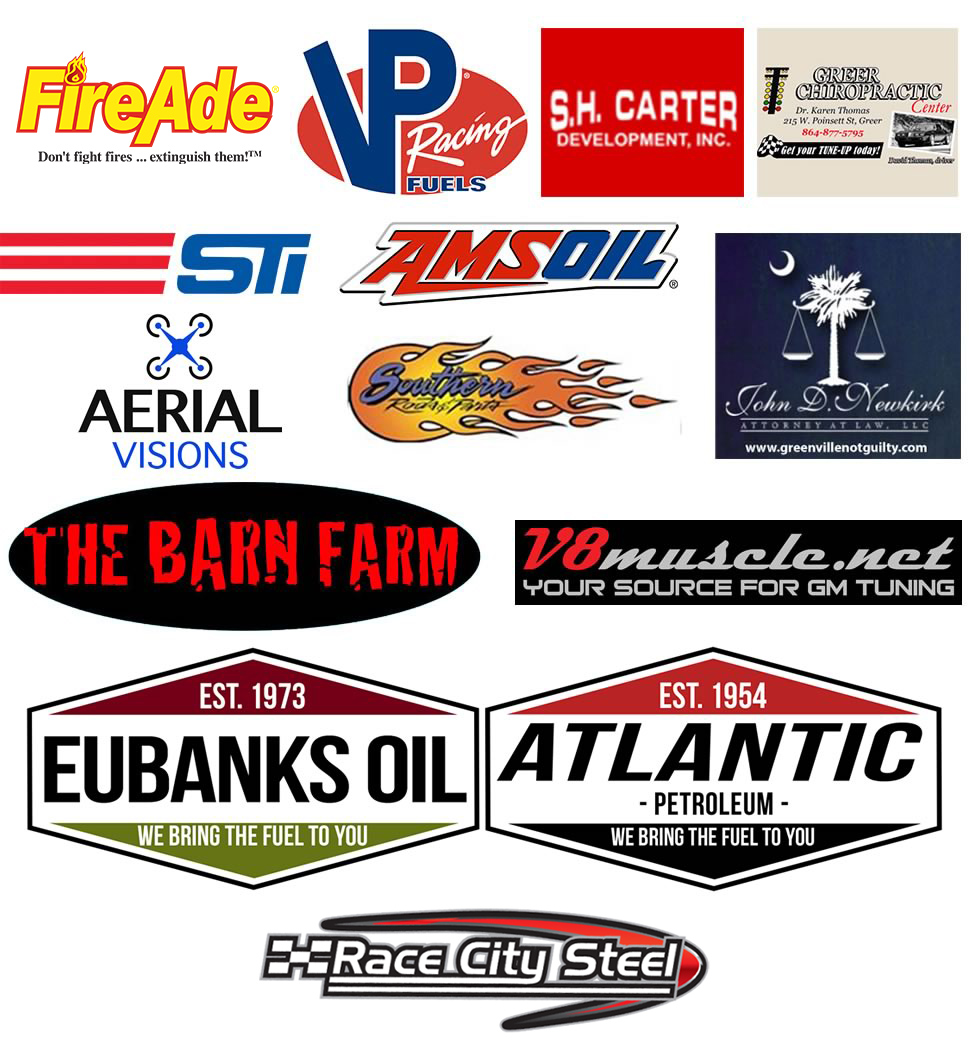 Greer Dragway Sponsors